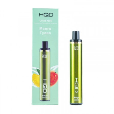Электронная сигарета HQD Cuvie Plus 1200 (Манго Гуава)