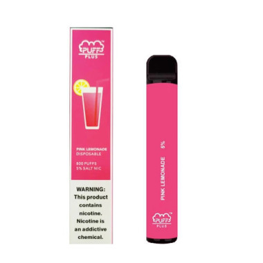 Электронная сигарета PUFF PLUS 800 Pink Lemonade (Розовый лимонад)